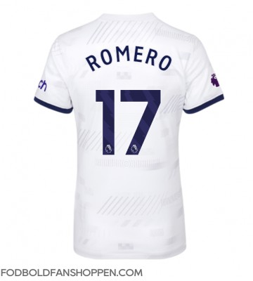 Tottenham Hotspur Cristian Romero #17 Hjemmebanetrøje Dame 2023-24 Kortærmet